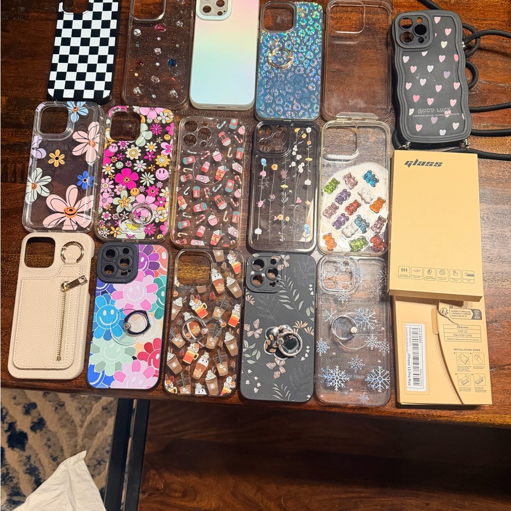 Stylish Apple iPhone 13 pro max Phone Cases and screen protectors